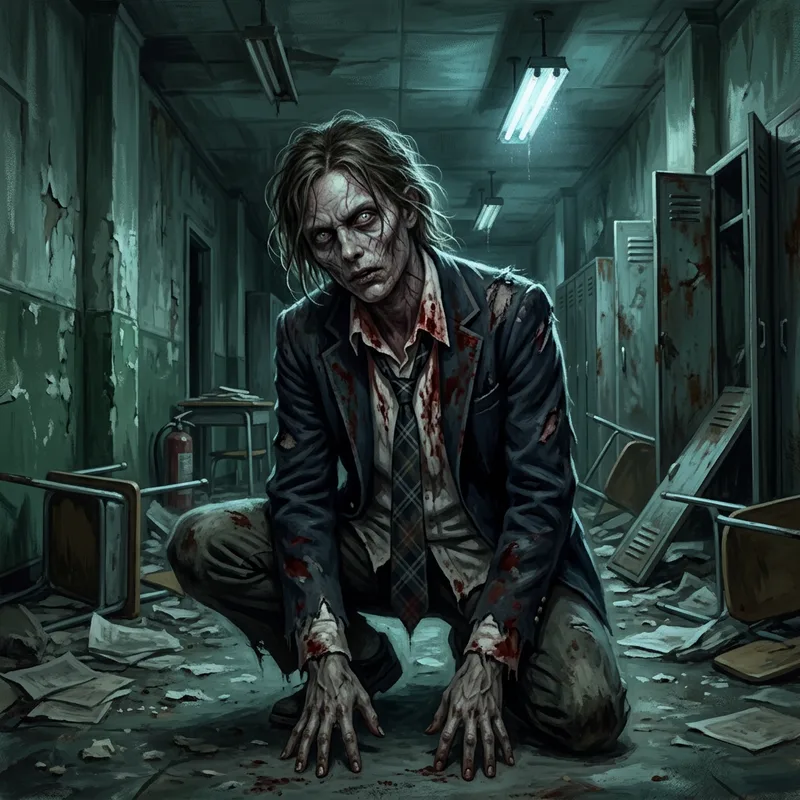 Illustration of Zombies of All of Us Are Dead