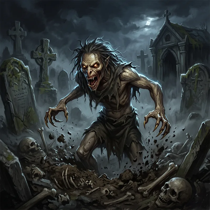 Illustration of Ghoul (Dungeons & Dragons)