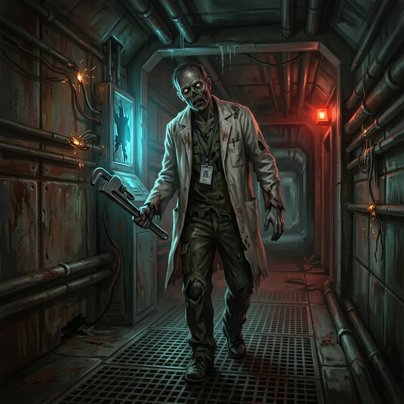 Illustration of Zombie (Doom 3)