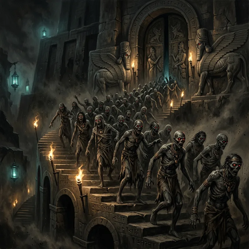 Illustration of Ishtar's army of the dead