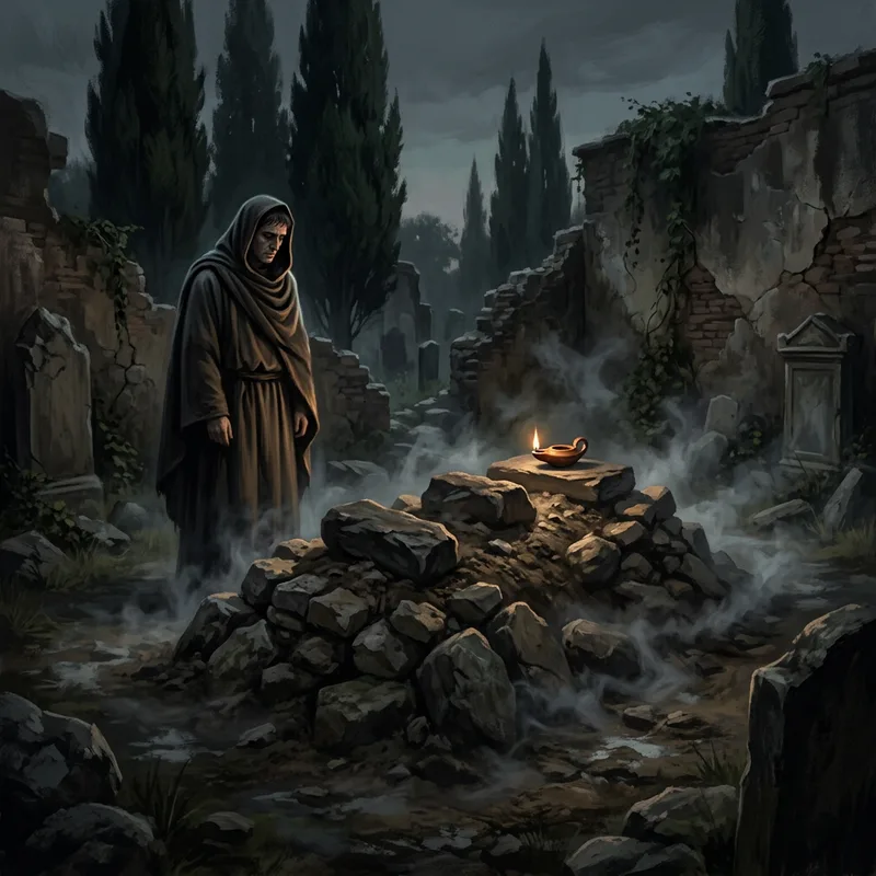 Illustration of Lugnano child burial