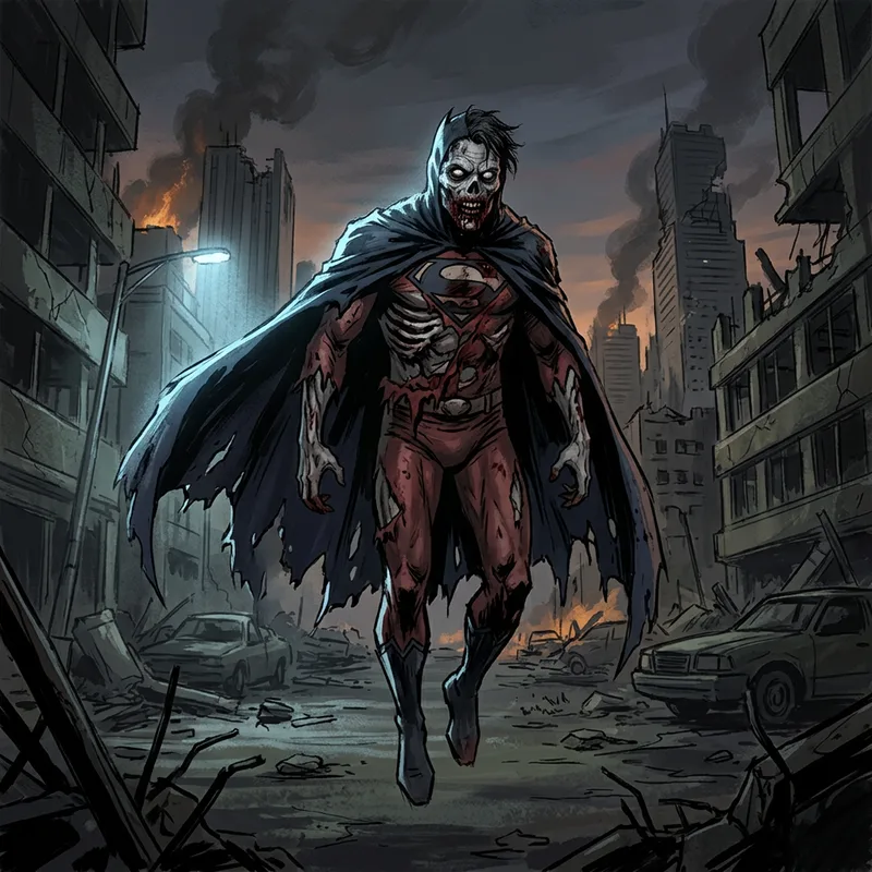 Illustration of Marvel Zombies