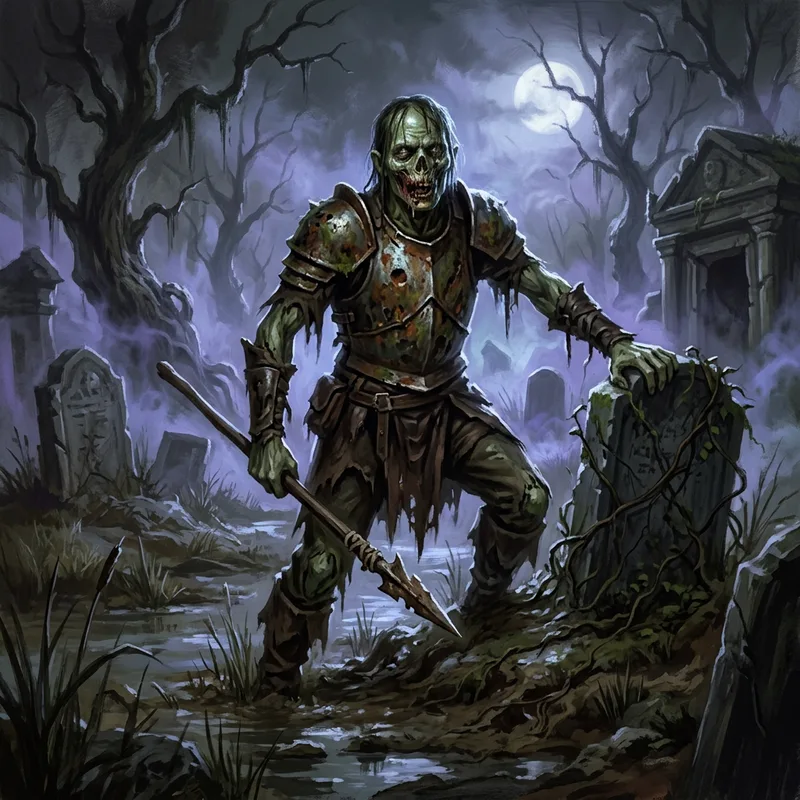 Illustration of Zombie (Magic: The Gathering)