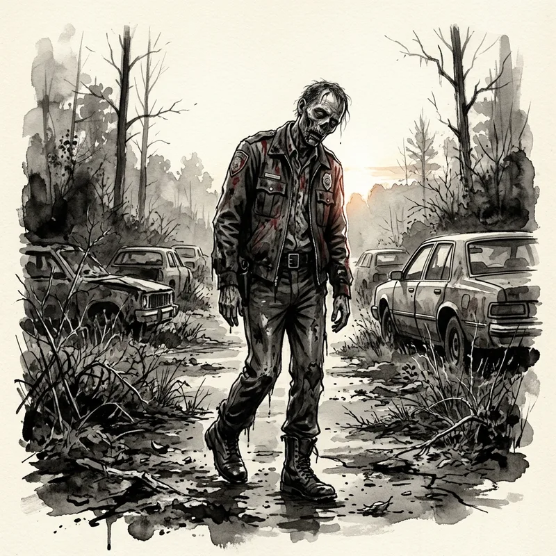 Illustration of Walkers (The Walking Dead comic)