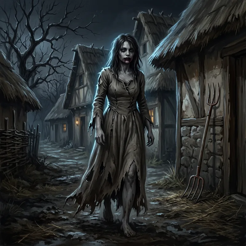 Illustration of Woman of Levín