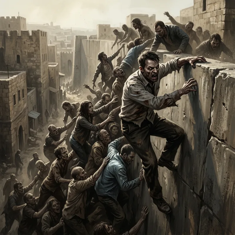 Illustration of Zombies of World War Z (film)
